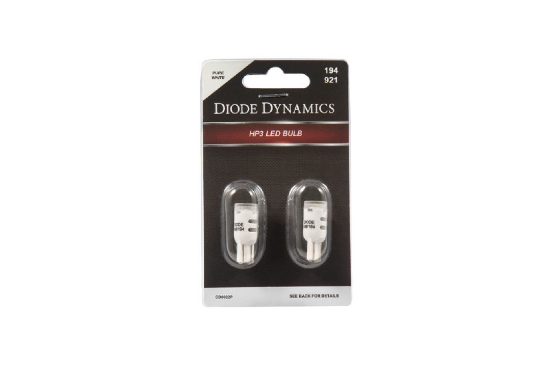 Picture of Diode Dynamics 194 LED Bulb HP3 LED Pure - White Short Pair