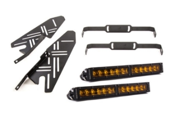 Picture of Diode Dynamics 17-19 Ford Raptor SS Fog Kit 12-0 In - Amber Driving
