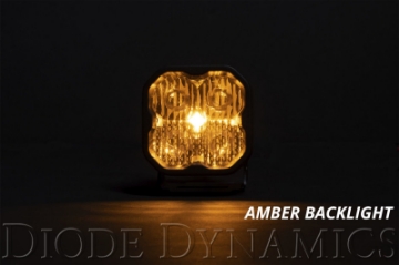 Picture of Diode Dynamics SS3 LED Pod Pro - Yellow Flood Flush Pair