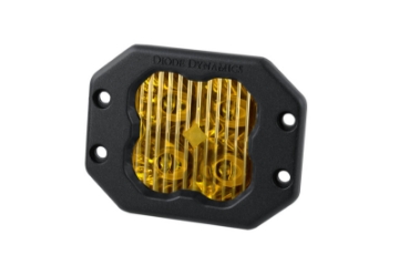 Picture of Diode Dynamics SS3 LED Pod Pro - Yellow Driving Flush Single