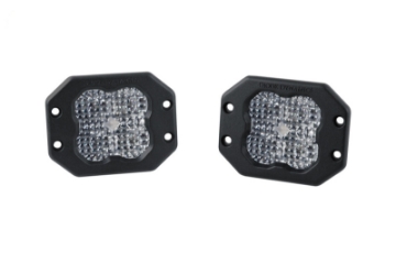 Picture of Diode Dynamics SS3 LED Pod Pro - White Flood Flush Pair