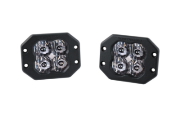 Picture of Diode Dynamics SS3 LED Pod Pro - White SAE Driving Flush Pair