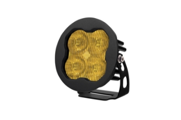 Picture of Diode Dynamics SS3 LED Pod Sport - Yellow SAE Fog Round Single