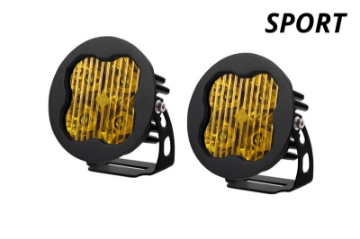 Picture of Diode Dynamics SS3 LED Pod Sport - Yellow SAE Fog Round Pair