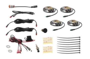 Picture of Diode Dynamics RGBW Engine Bay Strip Kit 4pc Multicolor