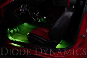 Picture of Diode Dynamics RGBW Footwell Strip Kit 4pc Multicolor