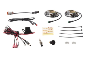 Picture of Diode Dynamics RGBW Engine Bay Strip Kit 2pc Multicolor