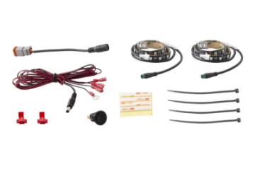 Picture of Diode Dynamics RGBW Footwell Strip Kit 2pc Multicolor