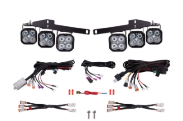 Picture of Diode Dynamics 17-20 Ford Raptor SS3 LED Fog Light Kit - White Pro