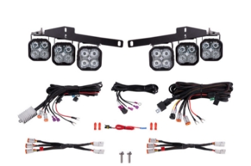 Picture of Diode Dynamics 17-20 Ford Raptor SS3 LED Fog Light Kit - White Sport