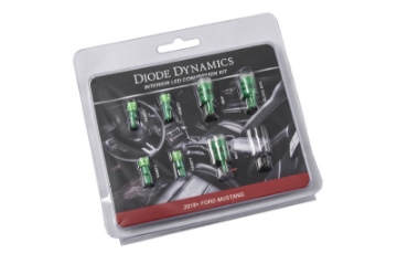 Picture of Diode Dynamics Mustang Interior LED Light Kit 18-19 Mustang Stage 1 - Green