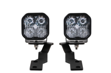 Picture of Diode Dynamics 16-21 Toyota Tacoma Pro SS3 LED Ditch Light Kit - White Combo