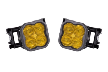 Picture of Diode Dynamics SS3 Type X LED Fog Light Kit - Yellow SAE Fog Pro
