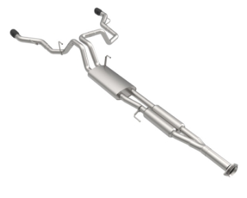 Picture of Kooks 21+ Ford F150 2-7-3-5-5-0L 3in Dual Cat-Back Rear Exit Exhaust w-BlackTips