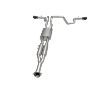 Picture of Kooks 2021+ Ford F150 2-7-3-5-5-0L 3in Dual Cat-Back Side Exit Exhaust w-Black Tips