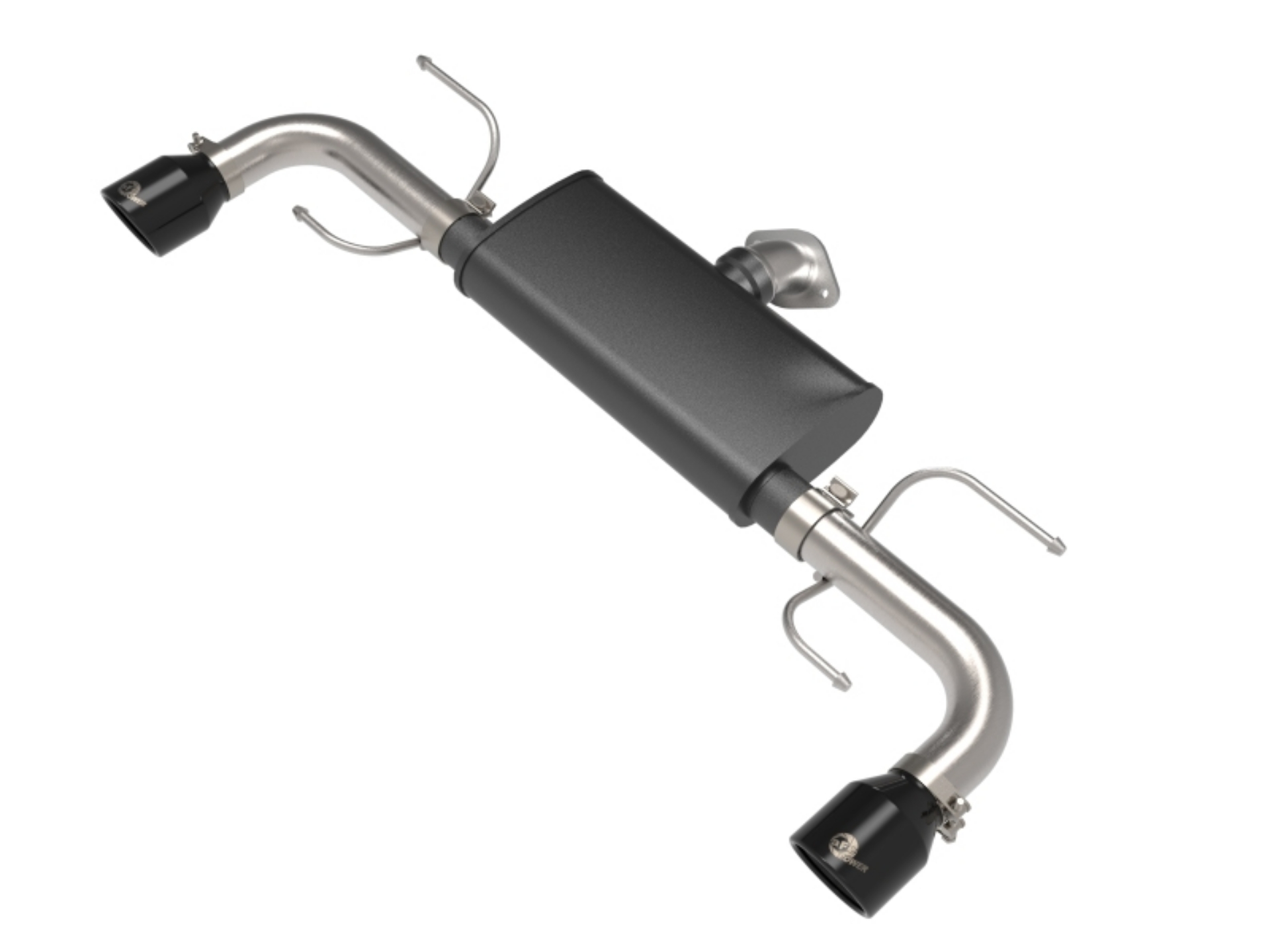 Picture of aFe Takeda 17-21 Mazda CX-5 2-5L t 2-5in- SS Axle-Back Exhaust System w-Black Tips