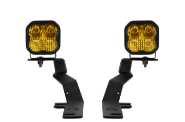 Picture of Diode Dynamics 15-20 Ford F-150-Raptor Sport SS3 LED Ditch Light Kit - Yellow Combo