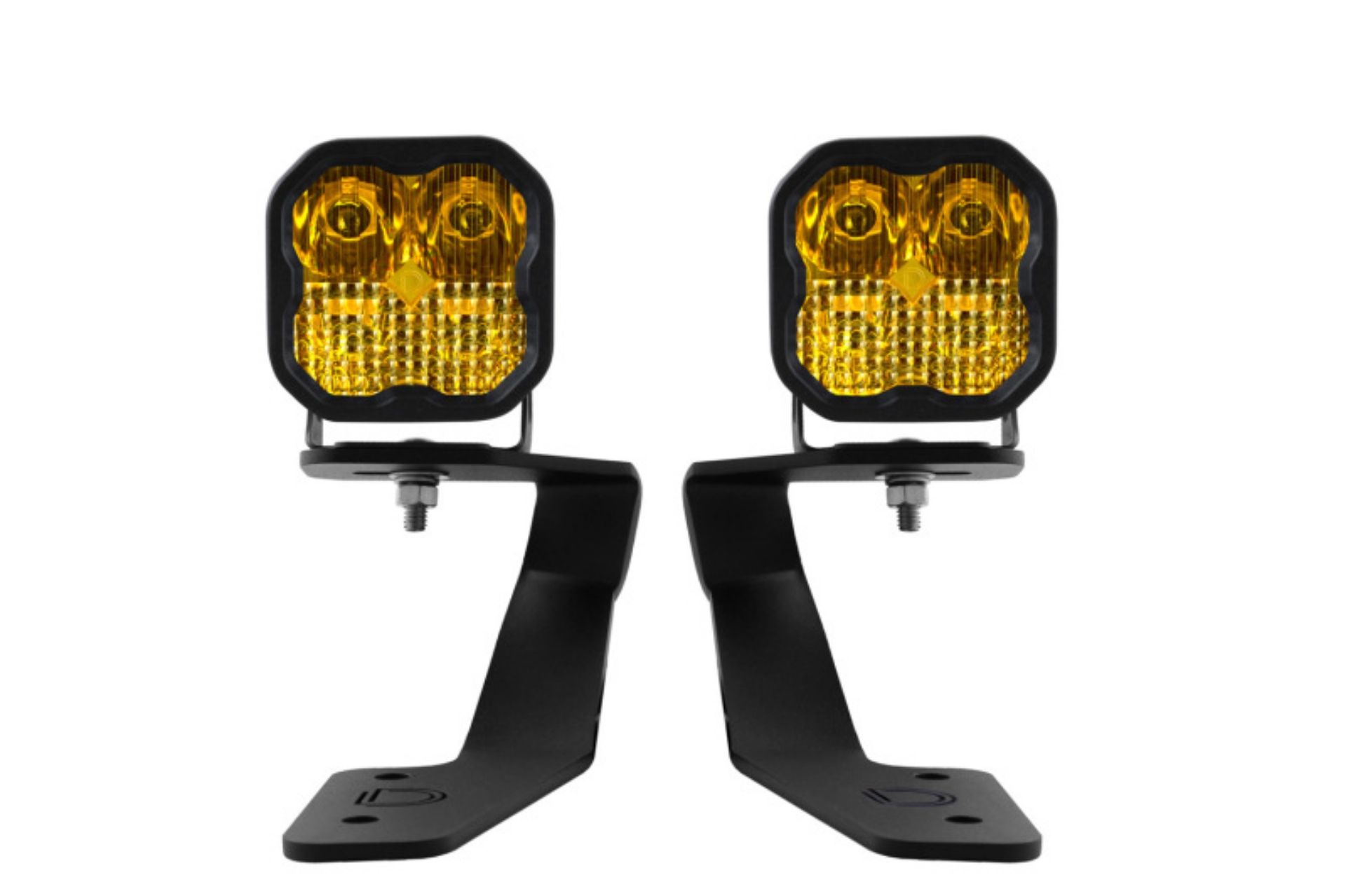 Picture of Diode Dynamics 18-21 Subaru Crosstrek Pro SS3 LED Ditch Light Kit - Yellow Combo