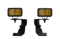 Picture of Diode Dynamics 15-21 Subaru WRX-STi Pro Stage Series 2in LED Ditch Light Kit - Yellow Combo