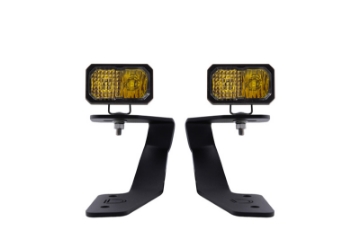 Picture of Diode Dynamics 18-21 Subaru Crosstrek Stage Series 2in LED Ditch Light Kit - Sport Yellow Combo