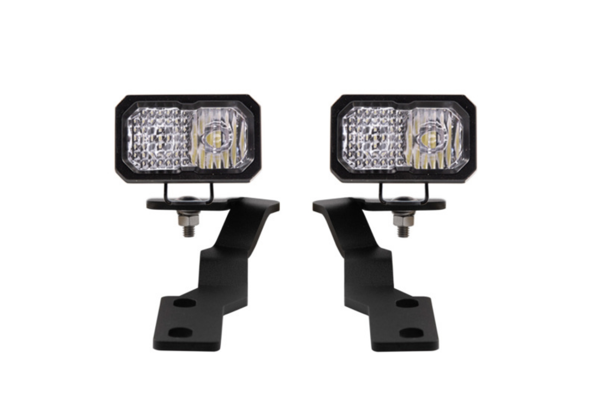 Picture of Diode Dynamics 16-21 Toyota Tacoma Stage Series 2in LED Ditch Light Kit Sport - White Combo