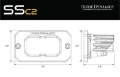 Picture of Diode Dynamics Stage Series 2 In LED Pod Pro - Yellow Flood Flush ABL Pair