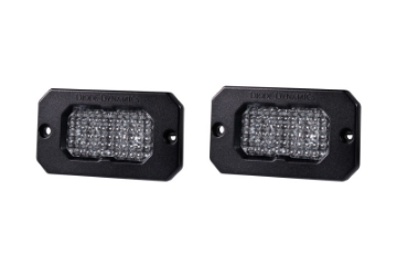Picture of Diode Dynamics Stage Series 2 In LED Pod Pro - White Flood Flush WBL Pair