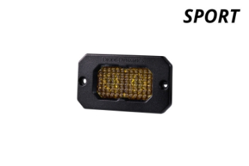 Picture of Diode Dynamics Stage Series 2 In LED Pod Sport - Yellow Flood Flush ABL Each