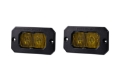 Picture of Diode Dynamics Stage Series 2 In LED Pod Sport - Yellow Fog Flush ABL Pair