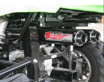 Picture of Big Gun 08-13 Kawasaki TERYX 750 EVO U Series Dual Slip On Exhaust