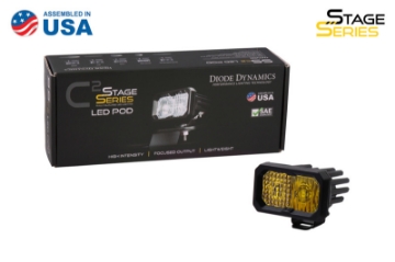 Picture of Diode Dynamics Stage Series 2 In LED Pod Pro - Yellow Fog Standard ABL Each