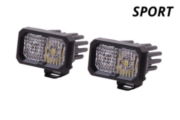 Picture of Diode Dynamics Stage Series 2 In LED Pod Sport - White Fog Standard WBL Pair