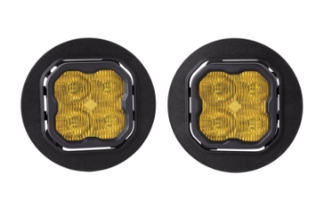 Picture of Diode Dynamics SS3 Type OB LED Fog Light Kit Sport - Yellow SAE Fog