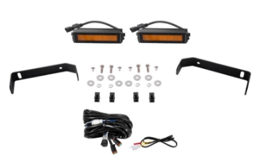 Picture of Diode Dynamics 19-21 Ford Ranger SS6 LED Lightbar Kit - Amber Wide