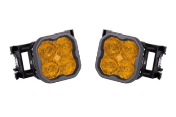 Picture of Diode Dynamics SS3 LED Pod Max Type X Kit - Yellow SAE Fog