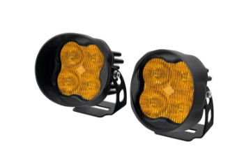 Picture of Diode Dynamics SS3 LED Pod Max - Yellow SAE Fog Angled Pair