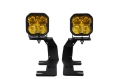 Picture of Diode Dynamics 14-19 Silverado-Sierra SS3 LED Ditch Light Kit - Sport Yellow Combo