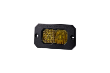 Picture of Diode Dynamics Stage Series 2in LED Pod Pro - Yellow Combo Flush ABL Single