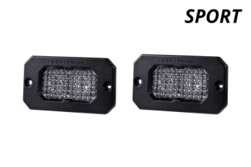 Picture of Diode Dynamics Stage Series 2in LED Pod Sport - White Combo Flush BBL Pair