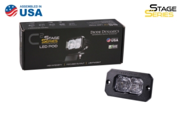 Picture of Diode Dynamics Stage Series 2in LED Pod Sport - White Combo Flush WBL Single