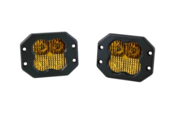 Picture of Diode Dynamics SS3 LED Pod Pro - Yellow Combo Flush Pair