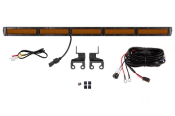 Picture of Diode Dynamics 18-21 Jeep JL Wrangler SS30 Rear Hardtop Bracket Kit - Amber Flood