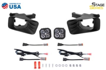 Picture of Diode Dynamics SS3 Ram Horizontal LED Fog Light Kit Pro - White SAE Fog