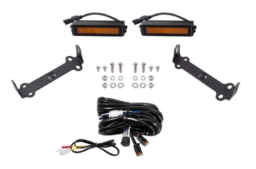 Picture of Diode Dynamics 14-21 Toyota 4Runner Stage Series SAE-DOT LED Lightbar Kit - Amber SAE-DOT Wide