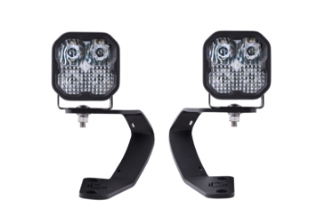 Picture of Diode Dynamics 10-21 Toyota 4Runner SS3 LED Ditch Light Kit - Pro White Combo