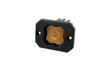 Picture of Diode Dynamics Stage Series C1 LED Pod - Yellow SAE Fog Flush ABL Each