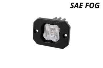 Picture of Diode Dynamics Stage Series C1 LED Pod - White SAE Fog Flush ABL Each