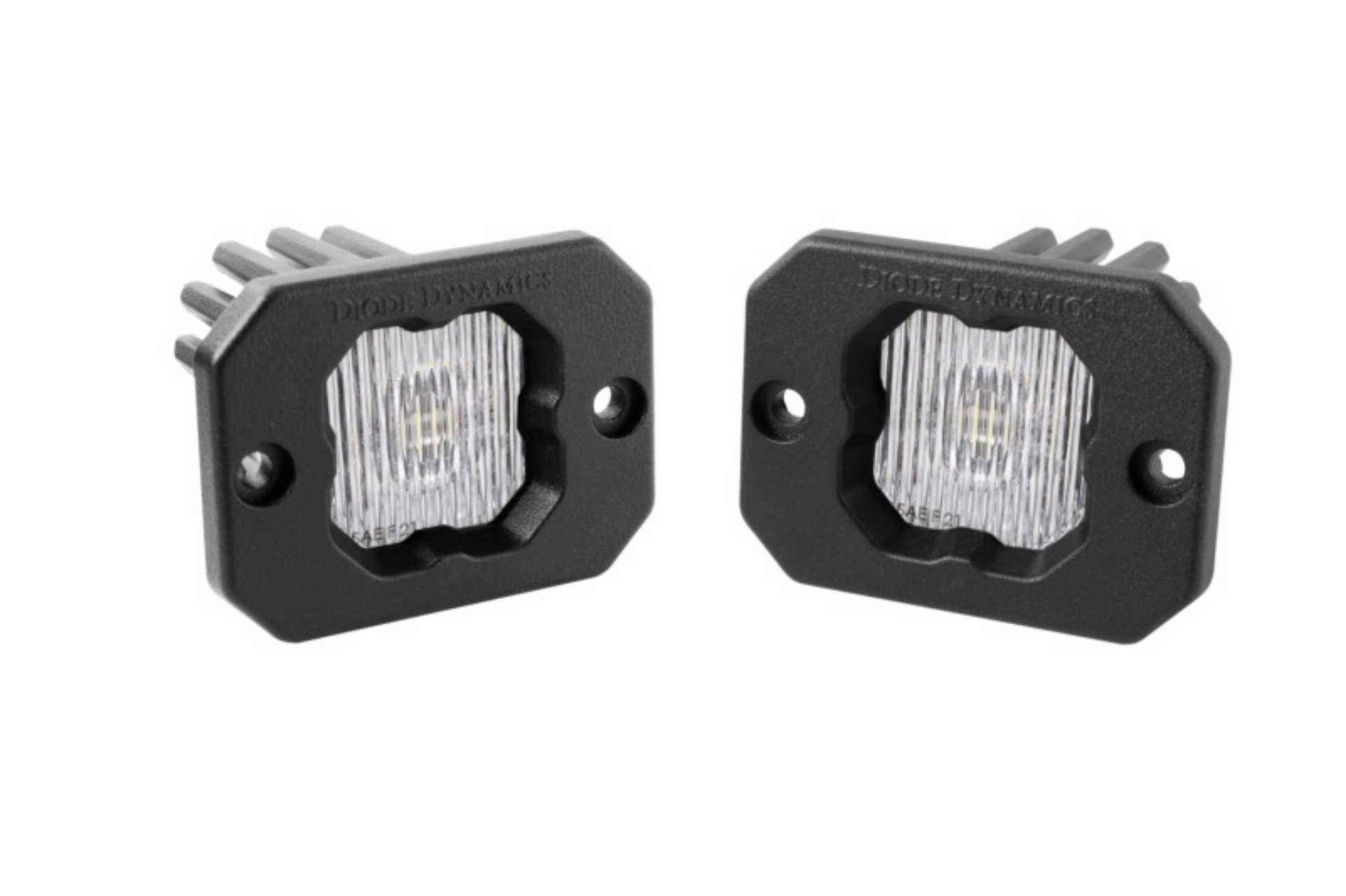 Picture of Diode Dynamics Stage Series C1 LED Pod - White SAE Fog Flush WBL Pair