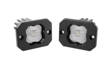 Picture of Diode Dynamics Stage Series C1 LED Pod - White SAE Fog Flush WBL Pair