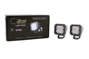 Picture of Diode Dynamics Stage Series C1 LED Pod - White SAE Fog Standard ABL Pair